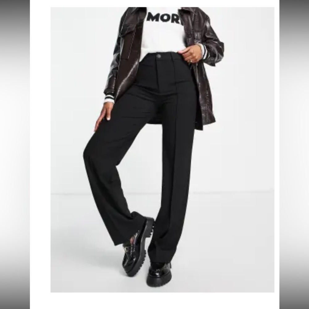 Pull&Bear Classic Black Pants